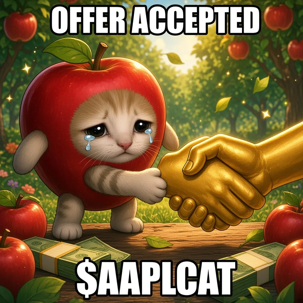 Apple Cat meme 1